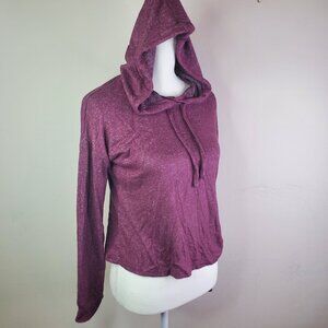 Hippie Rose Juniors Purple Cozy Fleece Hoodie XS